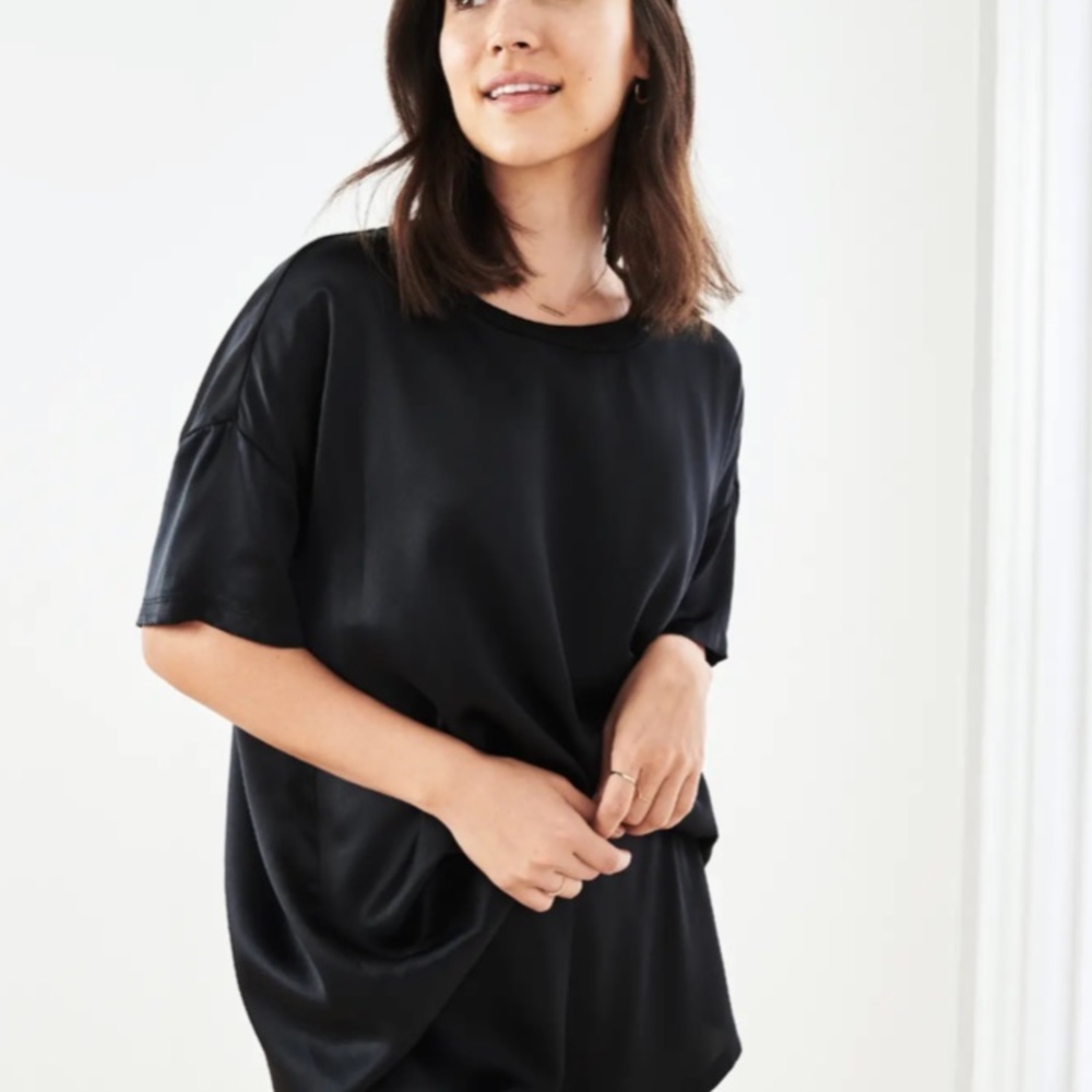 100% silk T-shirt